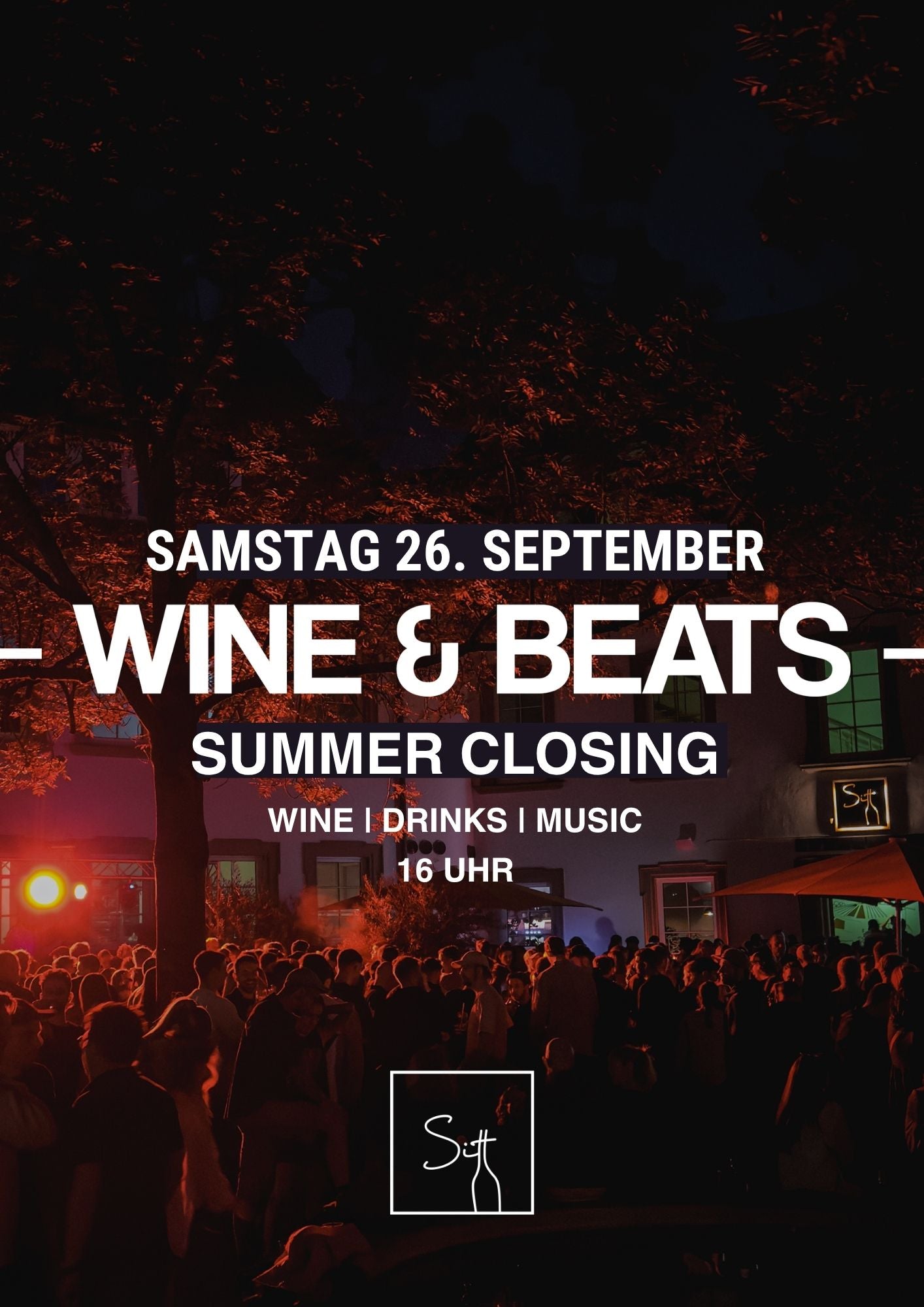 Wine & Beats 26.09.2026 | Sitt Wein