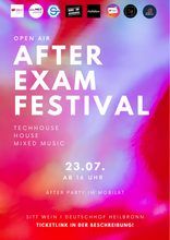 Lade das Bild in den Galerie-Viewer, After Exam Festival | 23. Juli 2026 - Inner Circle! (Ausverkauft)