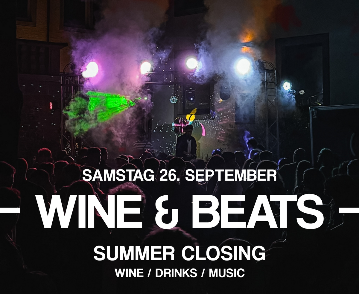 Wine & Beats 26.09.2026 | Sitt Wein